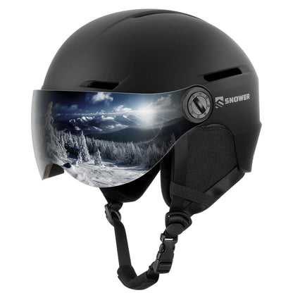 BT-131 Ski Helmet with Integrated Visor
