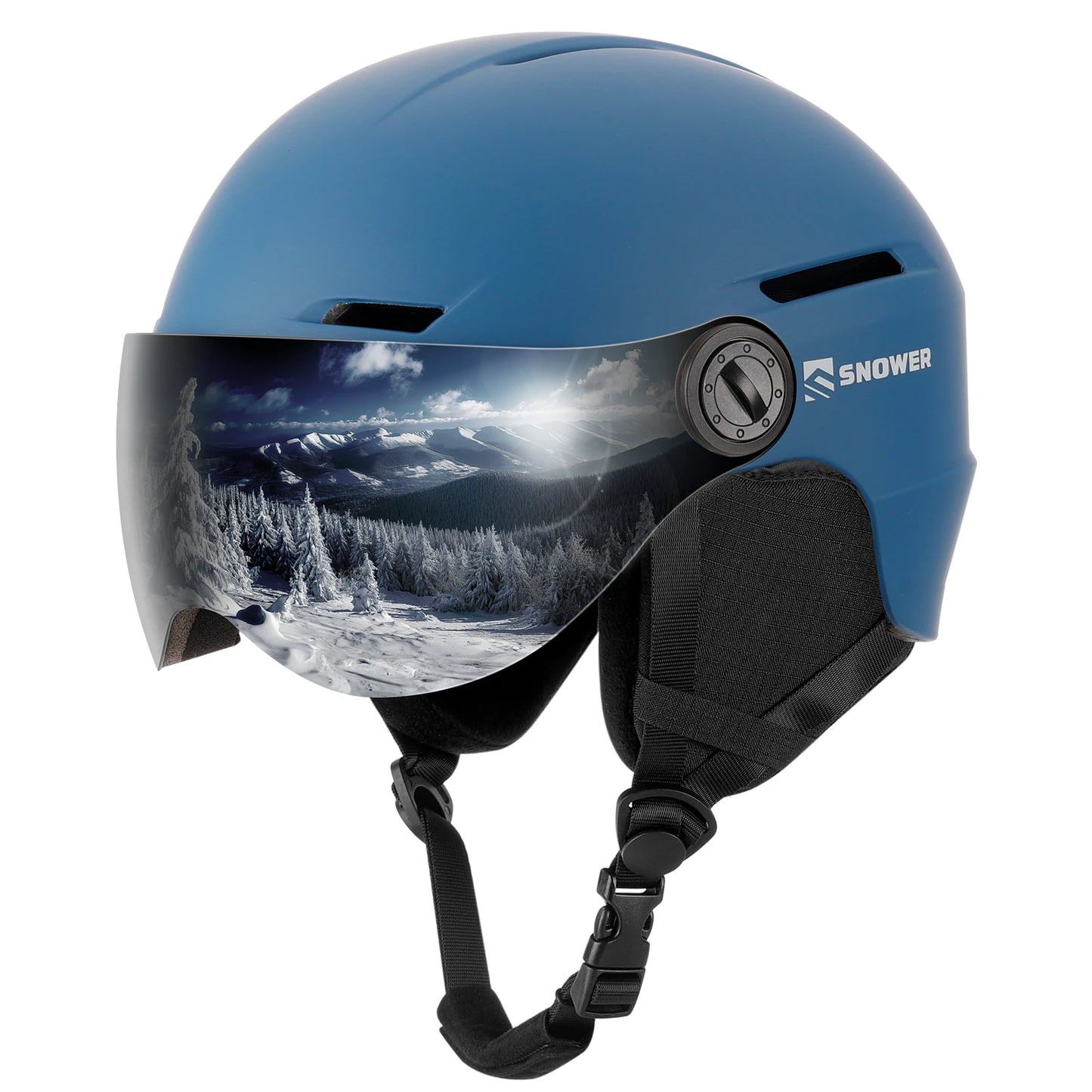 BT-131 Ski Helmet with Integrated Visor