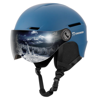 BT-131 Ski Helmet with Integrated Visor