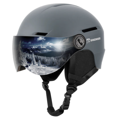 BT-131 Ski Helmet with Integrated Visor