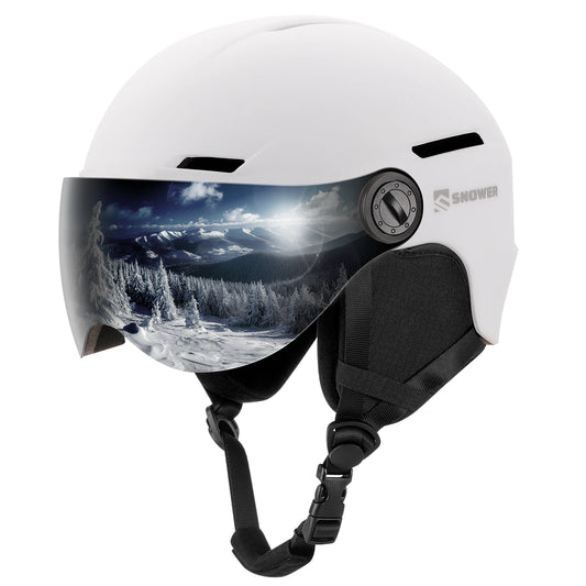 BT-131 Ski Helmet with Integrated Visor